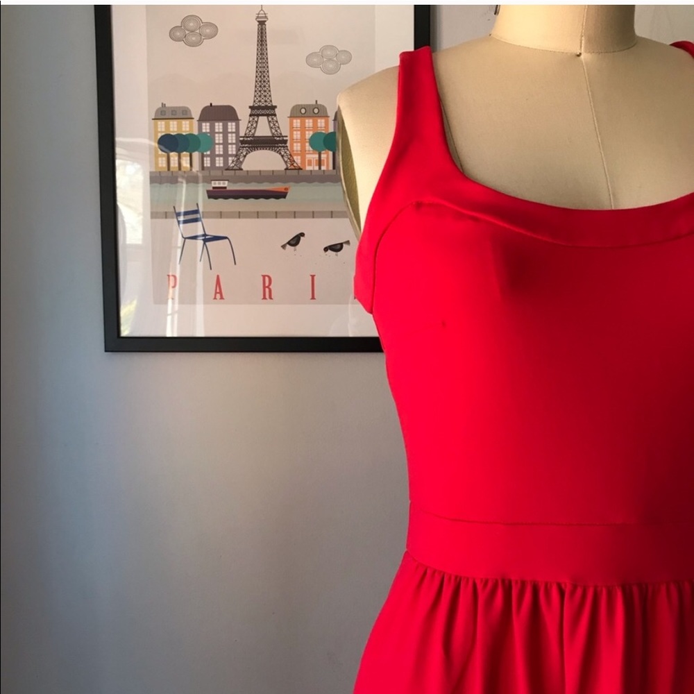 Red sundress